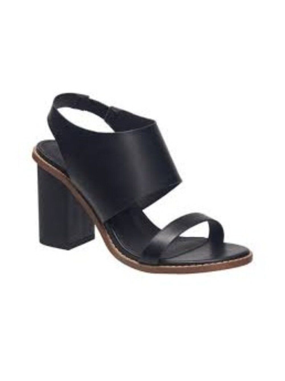 French Connection Lori Women’s Black Block Heel Sandal Size 7.5